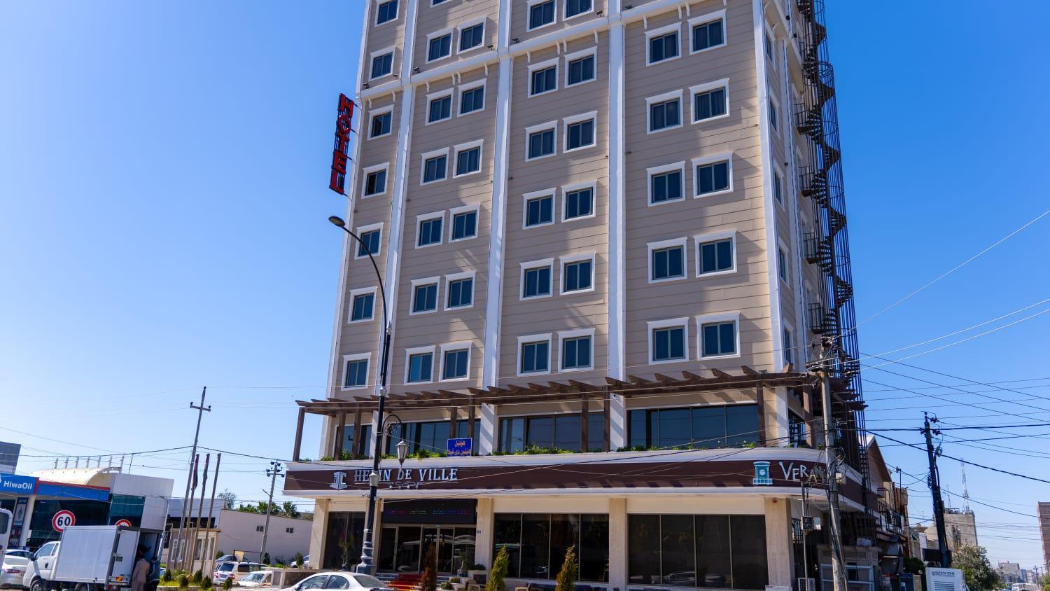 Hotel Hilen De Ville Erbil Exterior foto